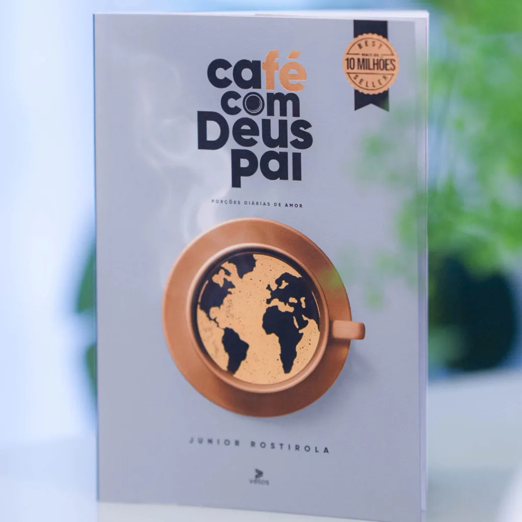 Livro Café Com Deus Pai | Volume 6 | Capa Dura + Marca Texto